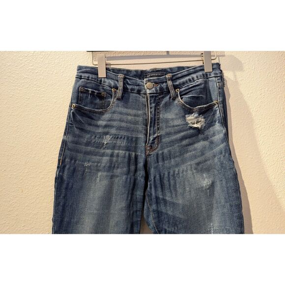 Aeropostale distressed high rise jeans  Sz 8 - Picture 5 of 9
